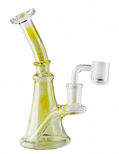 Bong Oil Recycler Plata Ahumada 5,9" - BY ZF