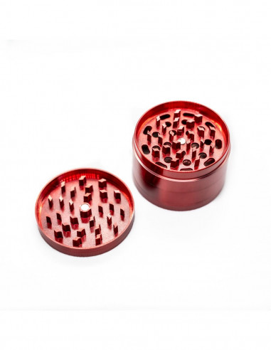 Moledor Aluminio 4 piezas Rojo 63mm