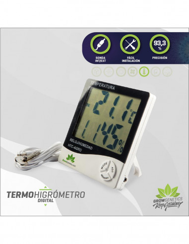 Termohigrometro HTC-AGRO - Grow Genetics